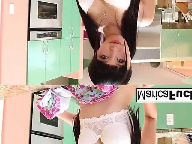Marica Hase : Asian hottie Marica Hase sucks and fucks a huge black cock