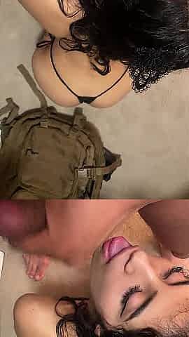 tiny latin chick teen pov tease flawless butt