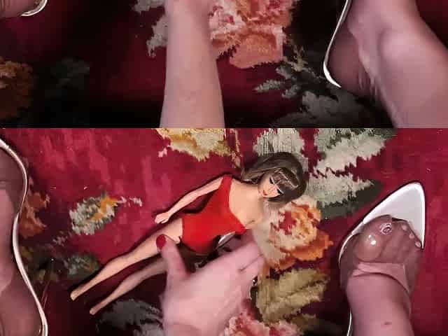 Madame Beatrix - Making her stick her tiny foot in my ass