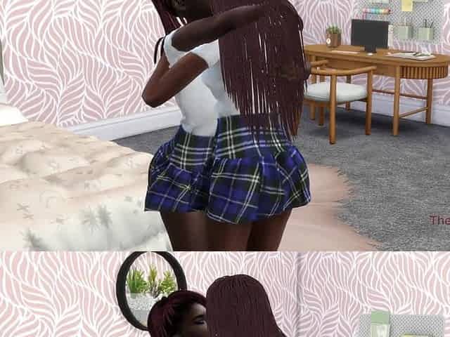 Nasty beauties have wild lesbo sex after school