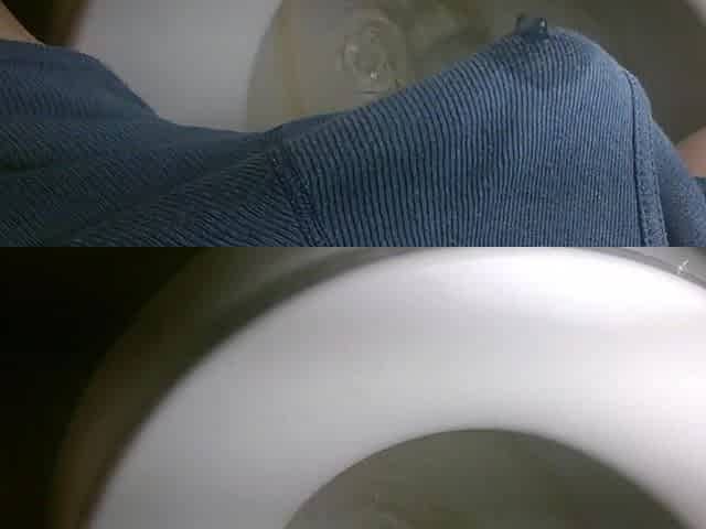 Pissing boxers on the lavatory