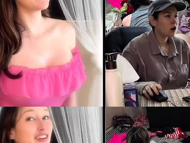 Beautiful brunette with big boobs jerk off instrucions