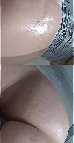 Oiled Large Butt Twerking