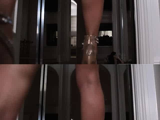 Latina Hottie Vanessa Sky Gives Footjob To Horny Cock