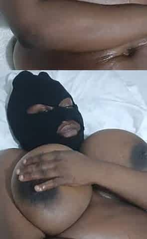 Large titties black masturbating