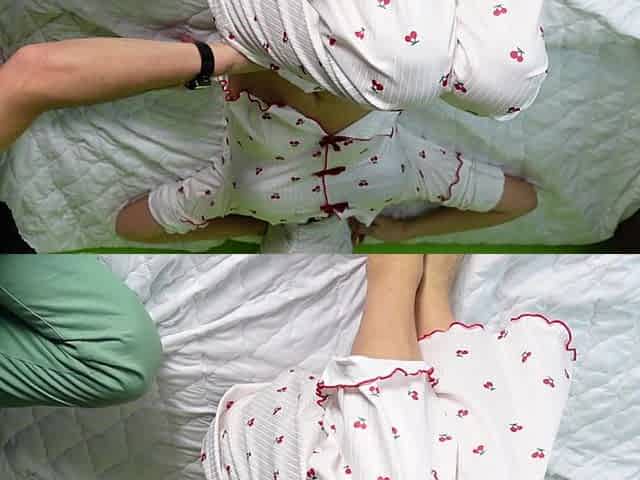 Hard Morning Fisting in Pajamas After Night MILF Real Squirting Homemade Orgasm