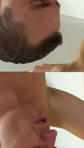 Spitroasted While Licking Wet Pussy Cum Hands-free