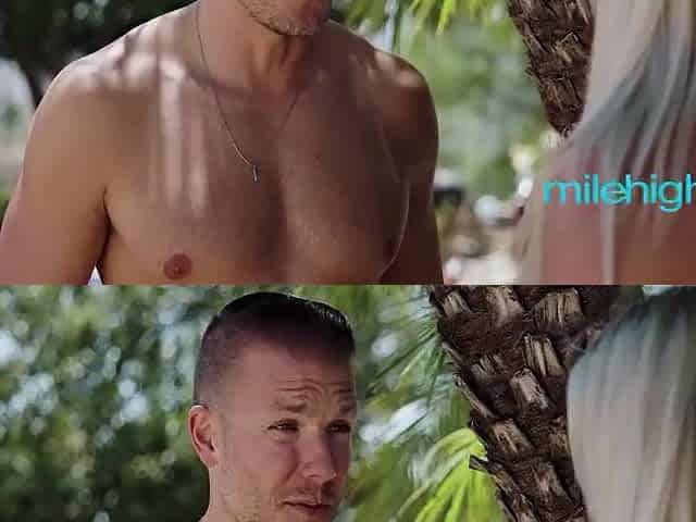 Hawt Blond Companion Seduces A Dorky Guy At The Pool