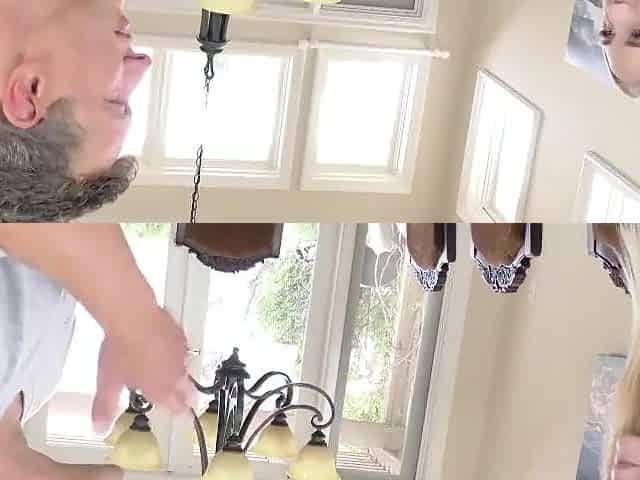 Screwing golden-haired teen