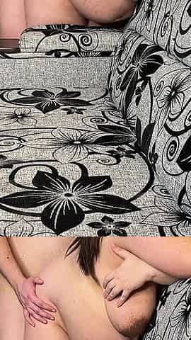 Two Fat Guys Drop a Big Creampies Inside My Pussy in Threesome Cheating Sex - Milky Mari