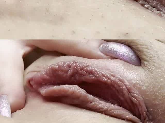 masturbating my soaked vagina and making myself squirt with four fingers