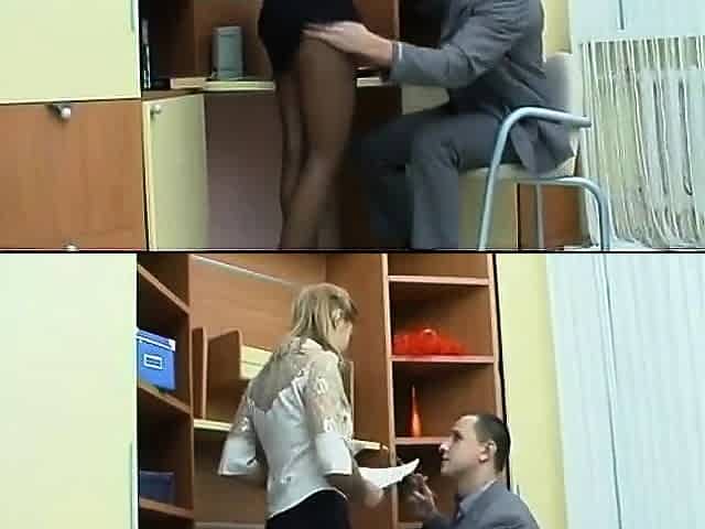 Secretary Anal in Pantyhose