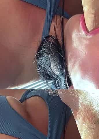 Amateur Hot babe blowjob her boyfriend cock