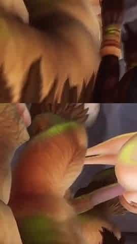 Ass smashed by Minotaur