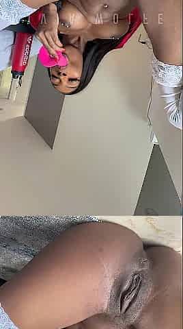 Solo Black Plays With Twat Untill That babe Squirts - Nivia Wolfe