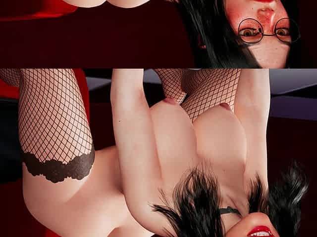 Young 3D Hentai Whore Enjoys Her New Dildo