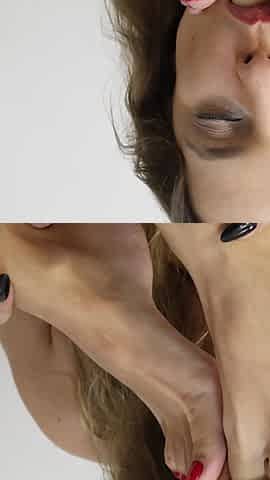Venus Worshiping Caroleta's Perfect Feet!