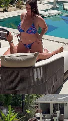 Bts with Busty & Horny August Heat
