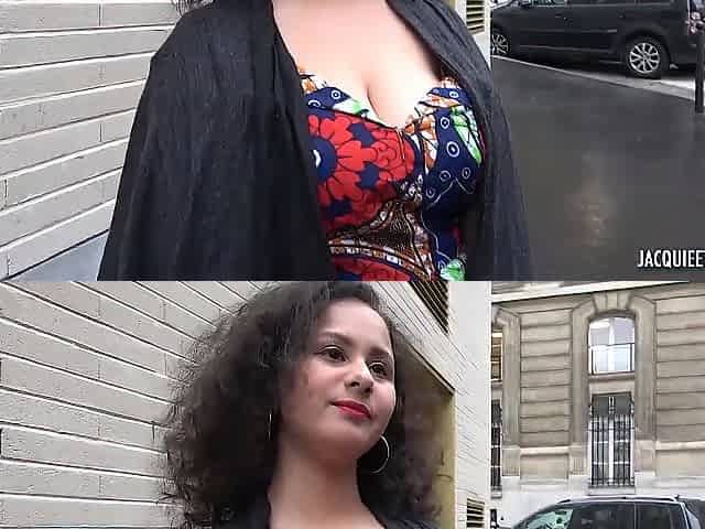 A big ass French who loves cock