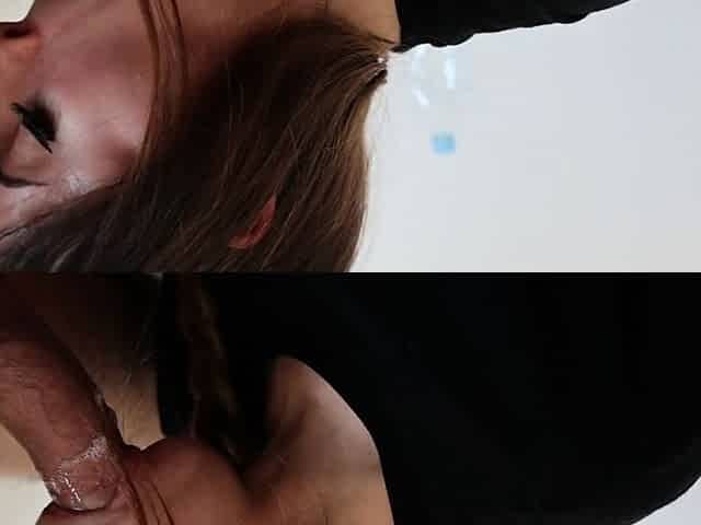 Sloppy deepthroat blowjob before the best ANAL Sex ever