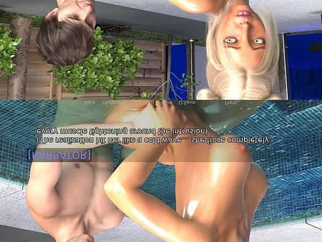 According to Sofia: Horny Guy Stretches His Best Friend's Girlfriend Asshole in the Pool He Is Trying to Loose the Hole a Bit