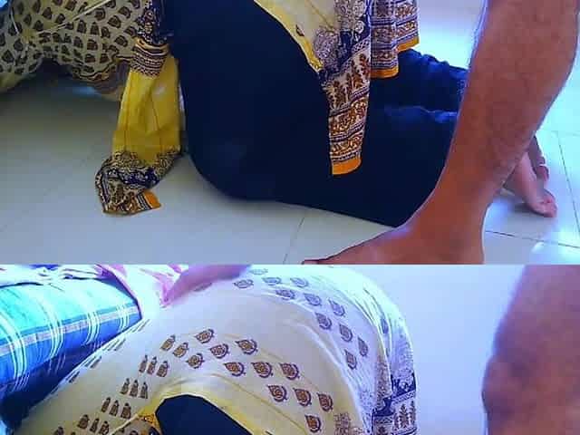 The Boss Fucks the Maid Trapped Under the Bed