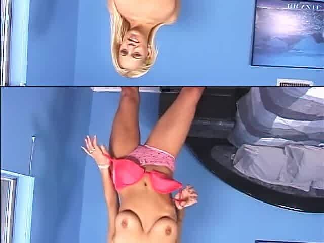 Perfect Blonde Whore Takes BBC in Her Ass