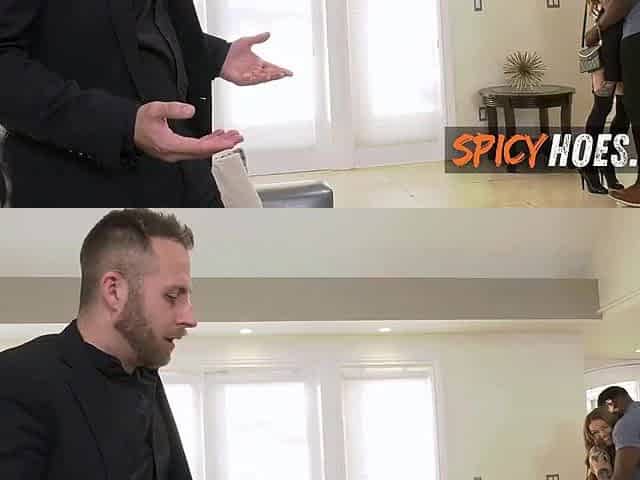 Large Butt Lalin girl Gets Blacked in Front of Her Cucky Spouse - Vanessa Vega