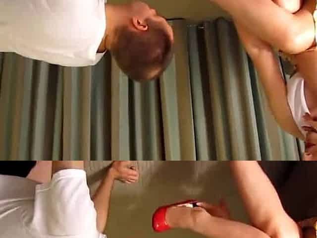 Sweaty shoes sniffing