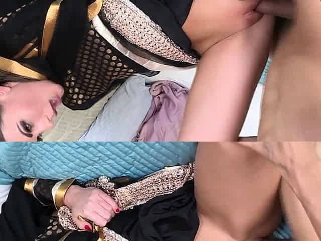 Horny Muslim Arab wife invites stranger to fuck her ass