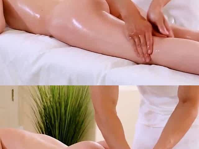teen Cecelia Taylor gets horny during massage and takes