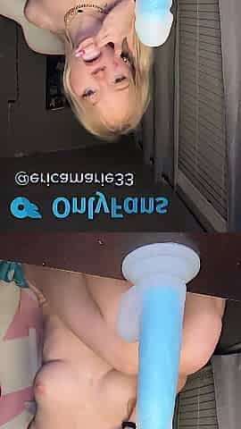 Large sex tool can't fit in my taut cunt