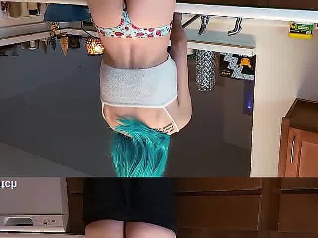 Bulma Whaletail Thong Ass: Sage Eldritch Washing the Dishes [Voyeur]