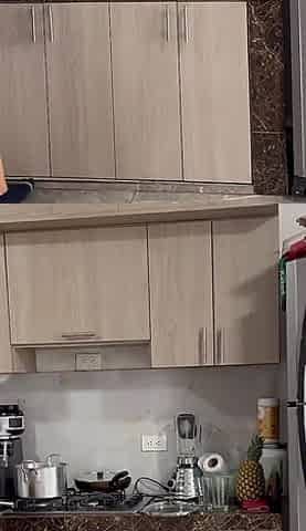 While I'm Cleaning the Furniture, My Brother-in-law Fucks My Ass in Front of My Stepsister.