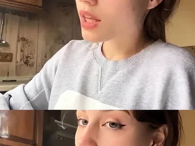 Pretty Russian Smoking