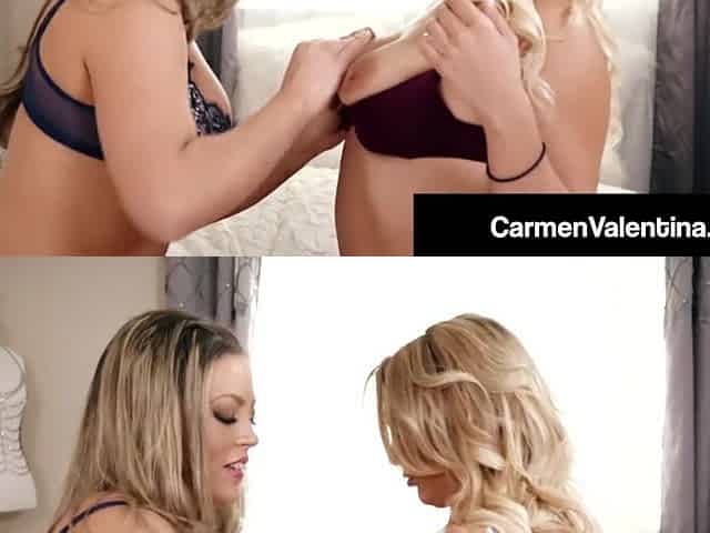Small Carmen Valentina & Maria Jade Tongue & Finger Bang!