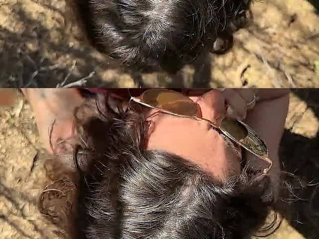 Breasty Gal Wishes to Sloppy Suck Him off (cover Her Front in Spit) by the Lake -nearly Caught three Times