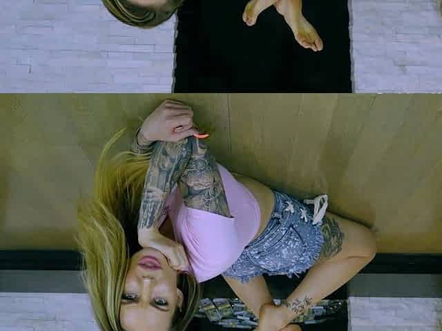 Exotic brunette hardcore foot fetish fuck