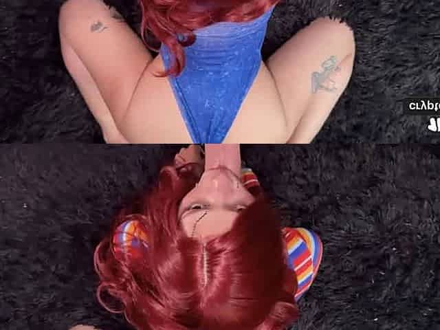 My stepdad showcased me creampie before Halloween party. 18yo redhead slut fucked.