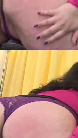 Mature BBW with Huge Tits Fingers Her Fat Pussy