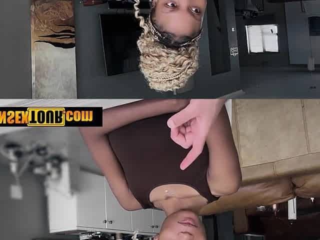 South Afro teen with curves banged hard by her white boyfriend