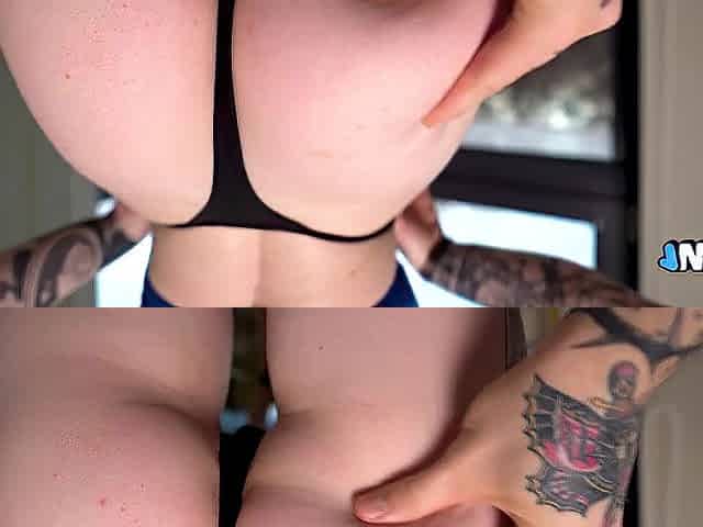 Marvelous cutie with a large booty skillfully sucks a large shlong and then ride it