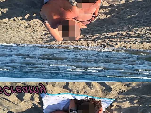 Caught by a Girl During Beach Sex