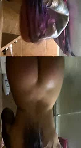 Amateur striptease and Solo masturbation