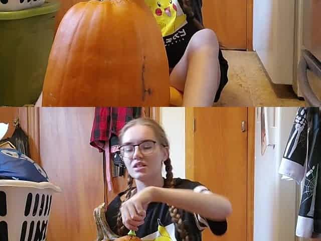 ????Cozy Exposed Pumpkin Carving!????