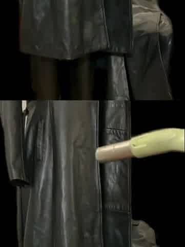 Vacuuming Girlfriend's Italian Leather Jacket and Wetsuit with Vintage Electrolux Vacuum Cleaner