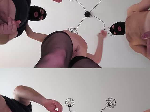 Wife Trying Double Penetration for the First Time. Blowjob for Guest. Ep. 21813