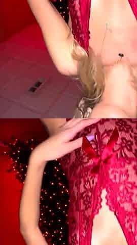 Young Slut Takes Her Step Bros Cock On Christmas Eve!