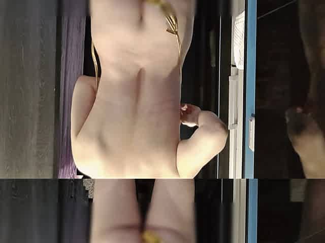 Mature Woman Changing Clothes