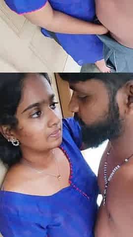 Romantic kissing